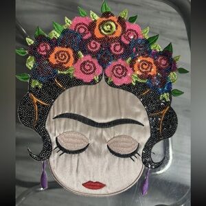 Colorful Floral Embroidered Patch